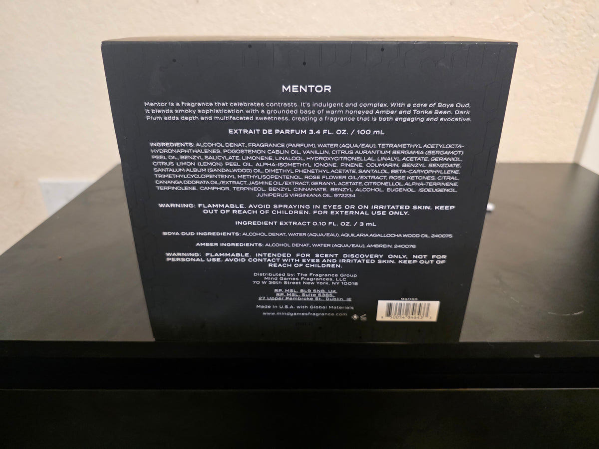 Mind Games Mentor Amber Parfum 100ml