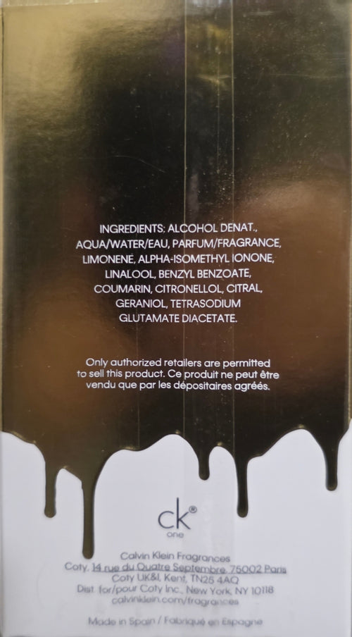 CK One Gold 100ml