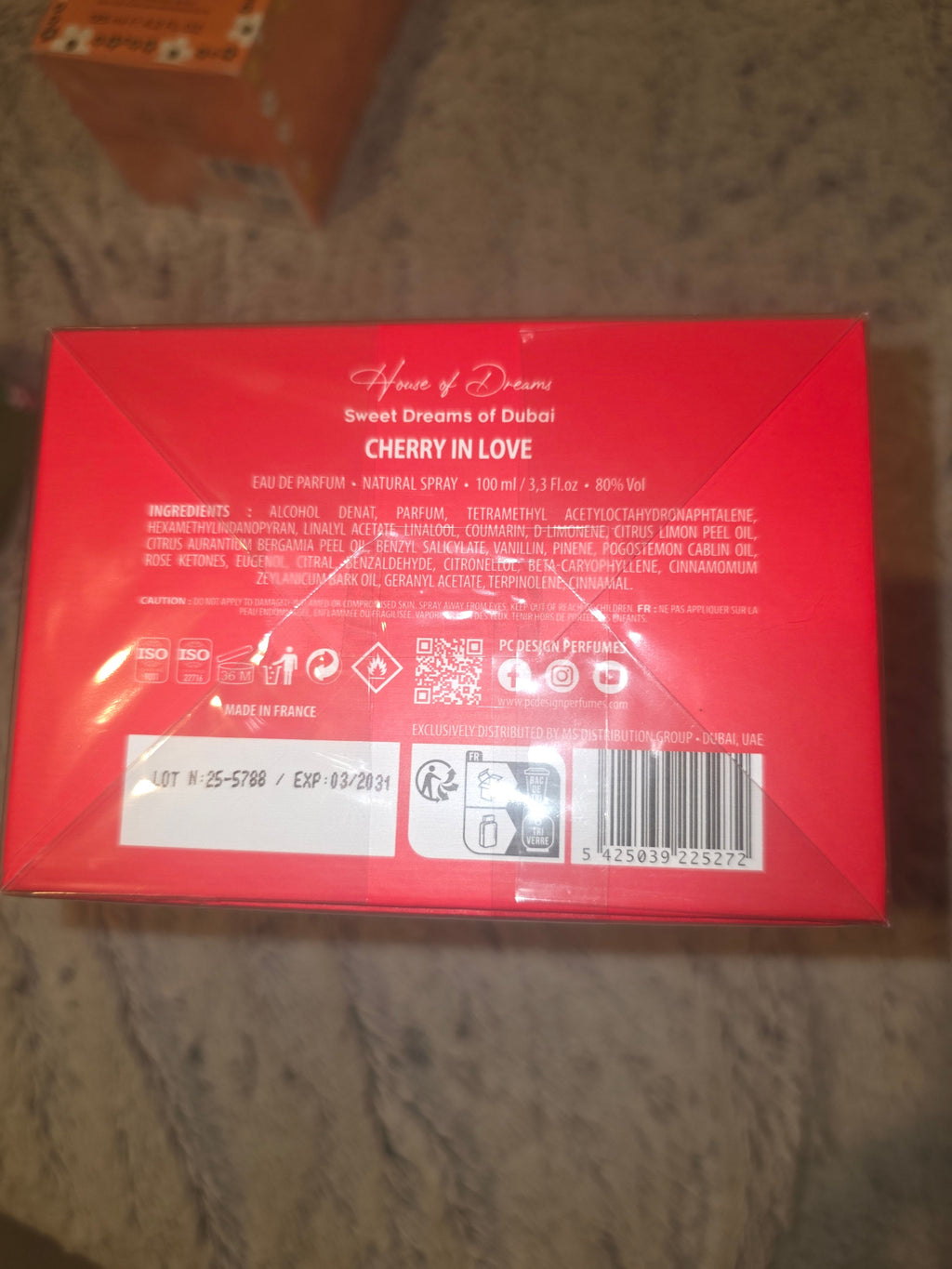 Sweet Dreams of Dubai Cherry in Love Eau de Parfum 3.3 oz / 100 ml